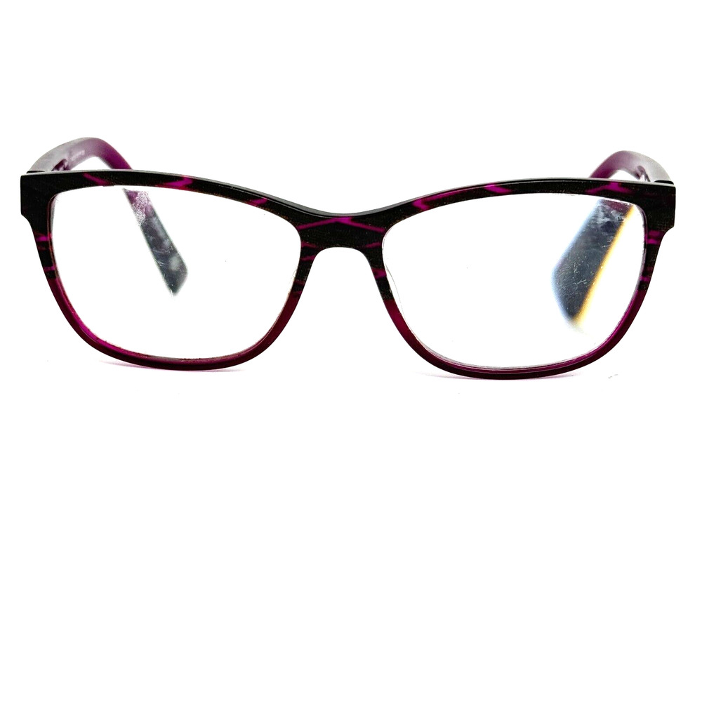Morel Nomad Eyeglass Frames 2884N Purple Gray France 54-15-135 H14025‎